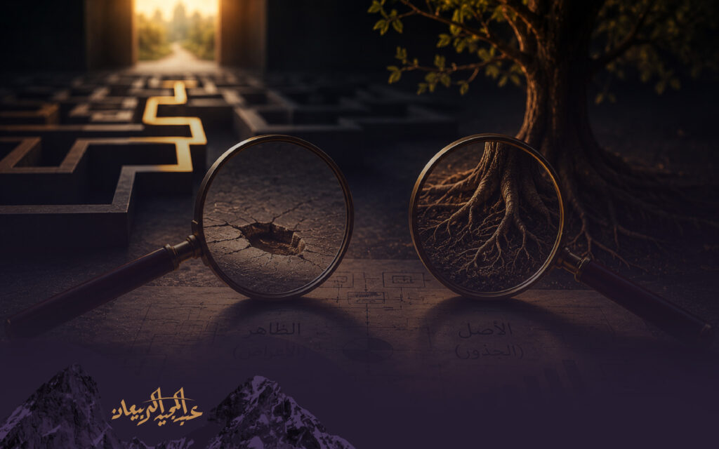 أصل المشكلة وظاهرها